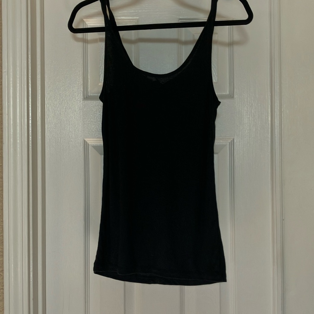 American Eagle Outfitters Black Fitted Camisole Top